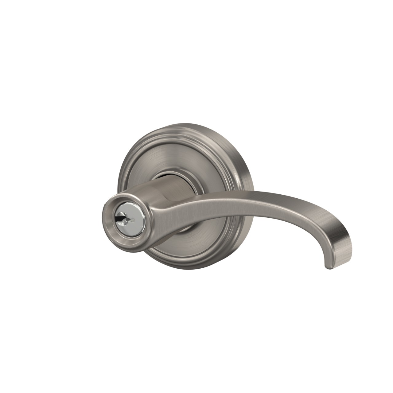 Whitney Lever Keyed Entry Lock with Indy Trim