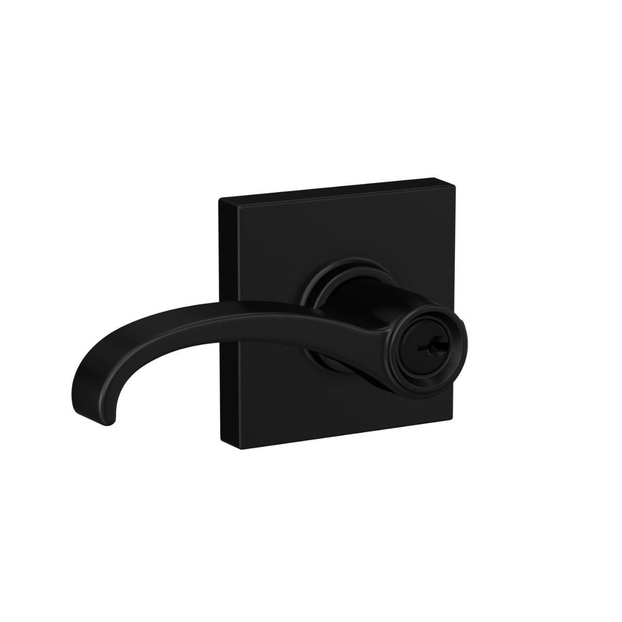 Whitney Lever Keyed Entry Lock with Collins Trim