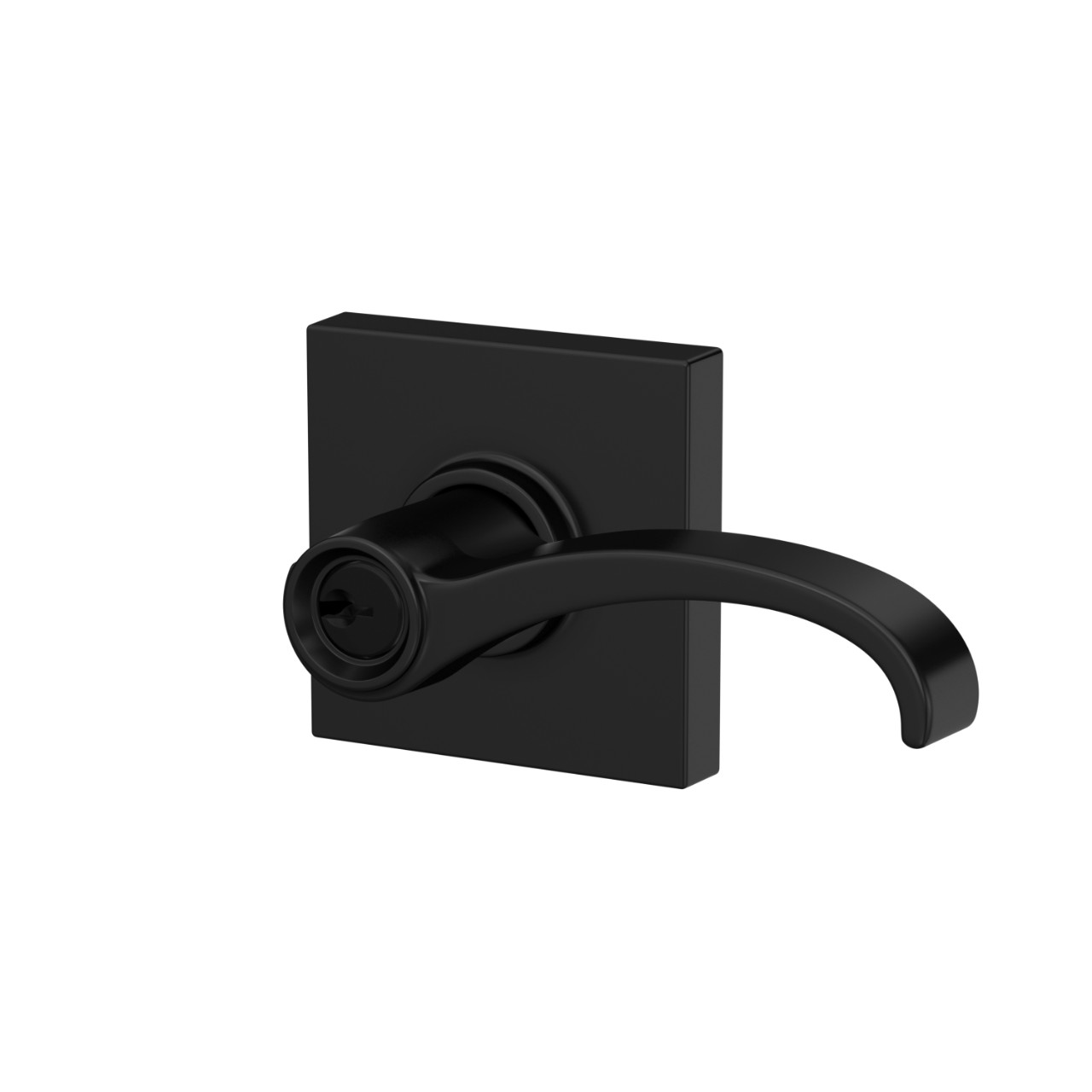 Whitney Lever Keyed Entry Lock with Collins Trim