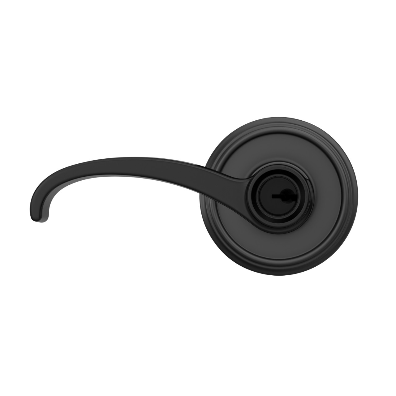 Whitney Lever Keyed Entry Lock with Indy Trim