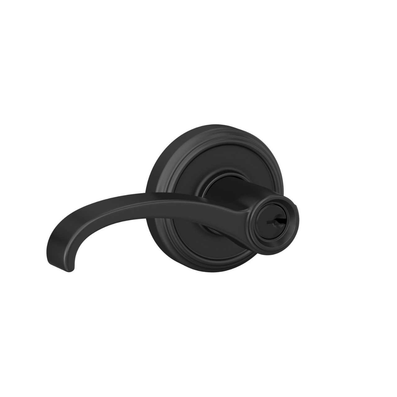 Whitney Lever Keyed Entry Lock with Indy Trim