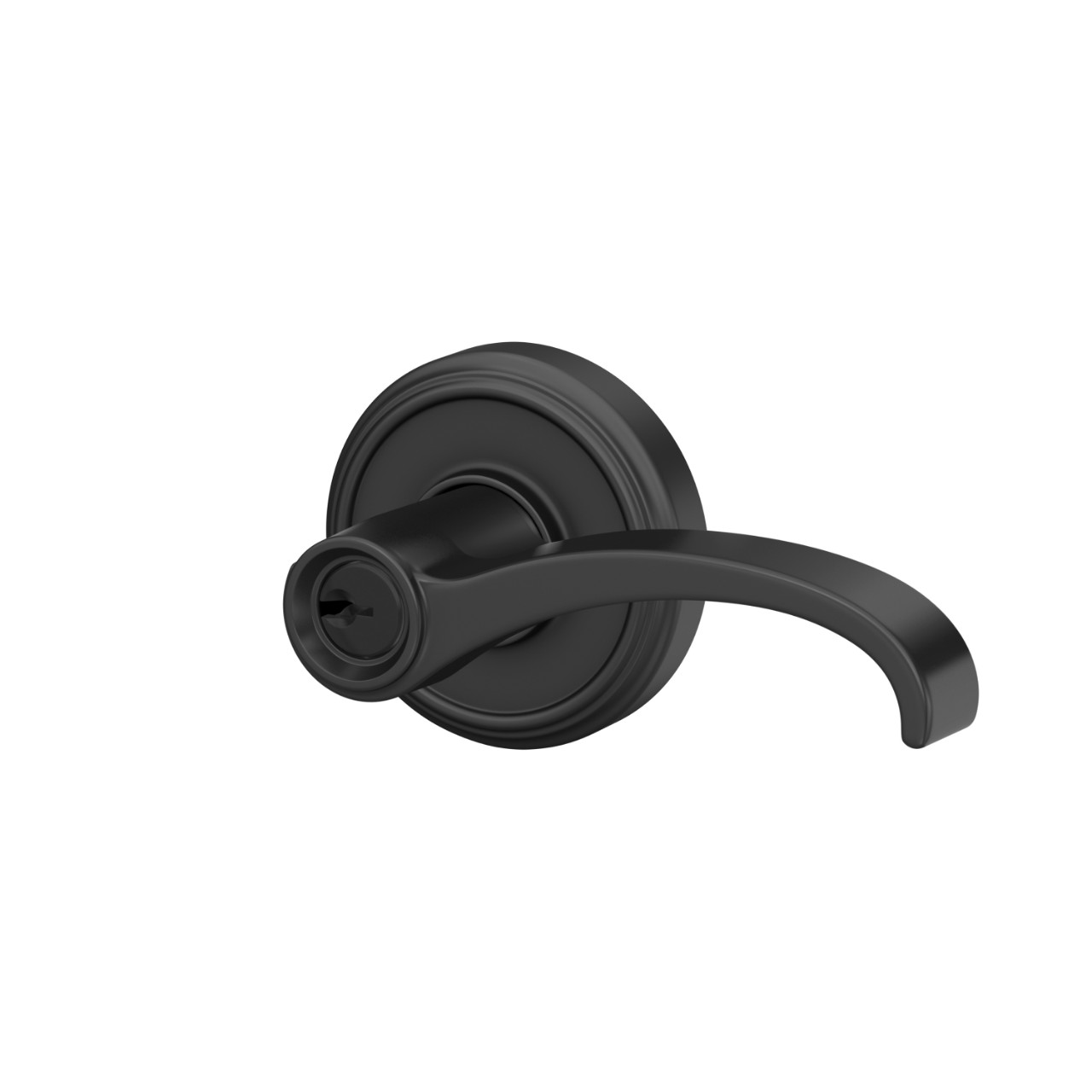Whitney Lever Keyed Entry Lock with Indy Trim