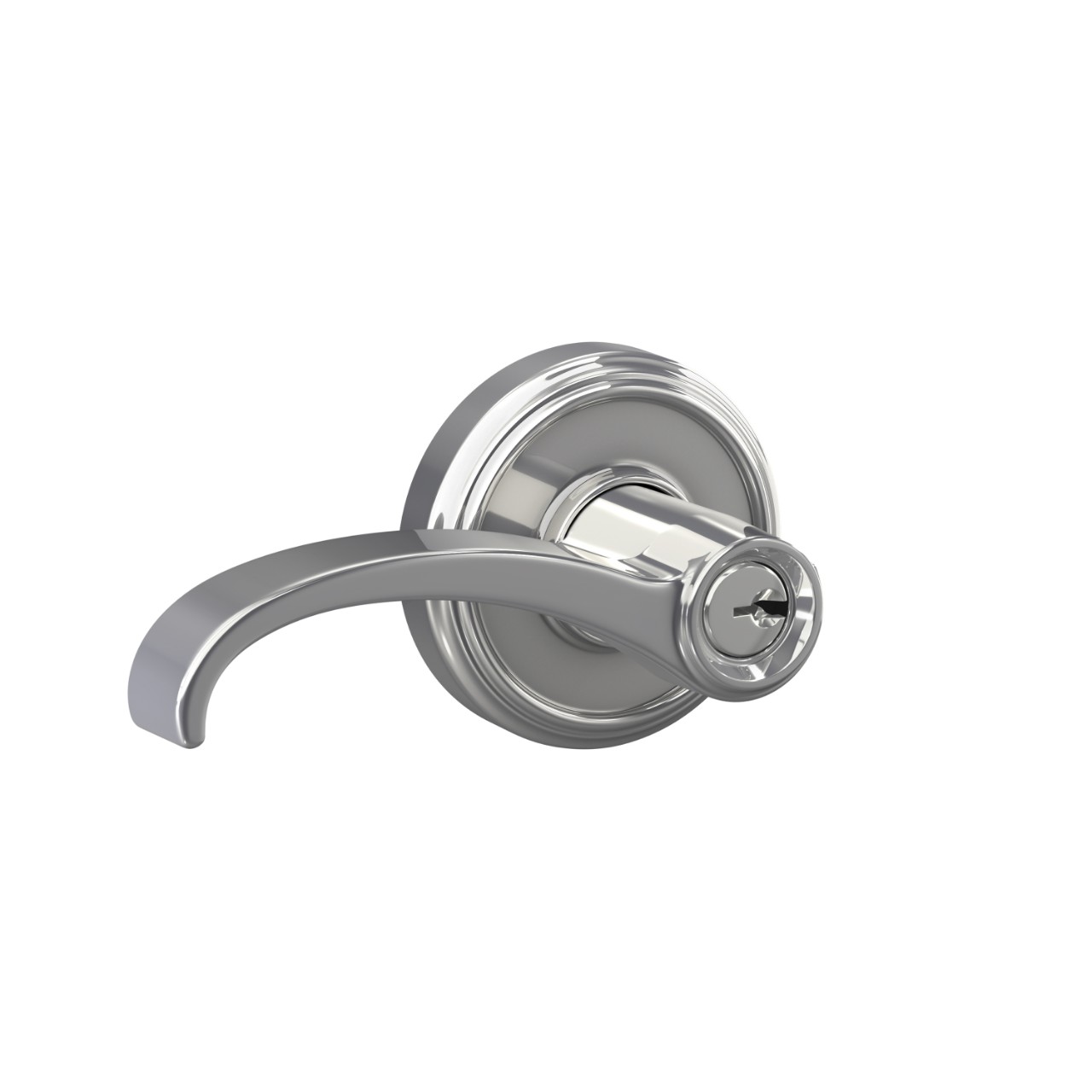 Whitney Lever Keyed Entry Lock with Indy Trim