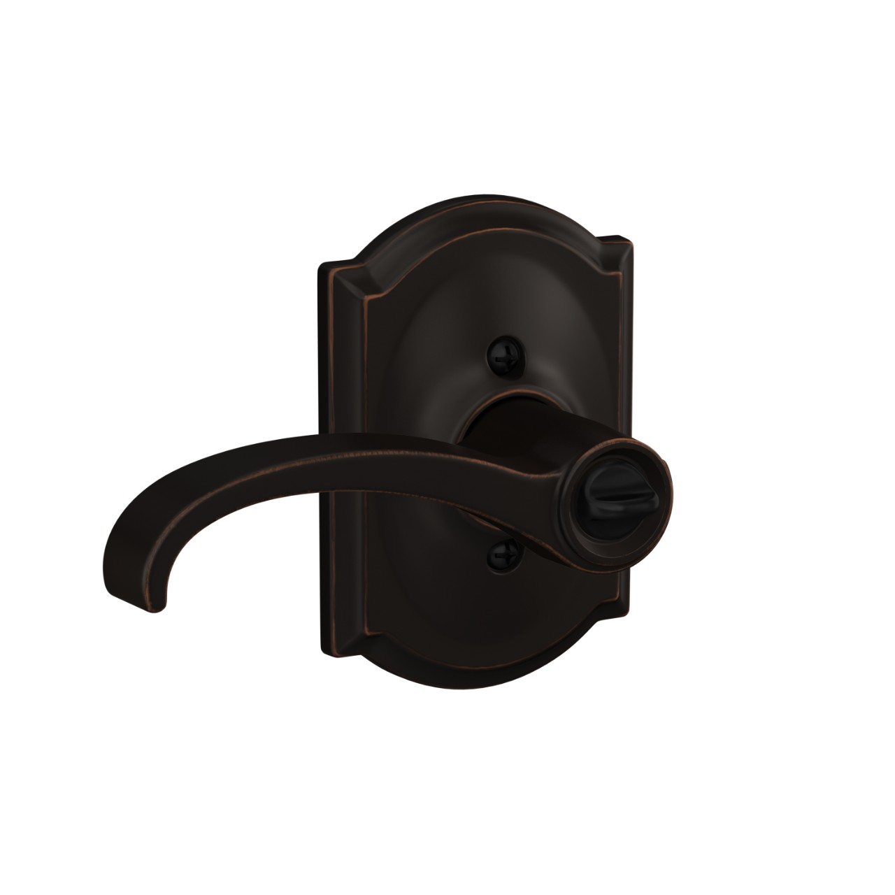 Whitney Lever Keyed Entry Lock with Camelot Trim