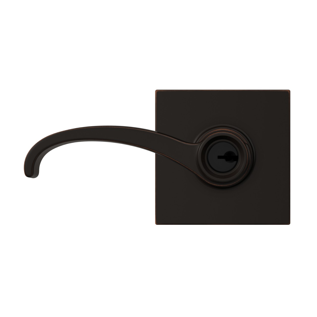 Whitney Lever Keyed Entry Lock with Collins Trim