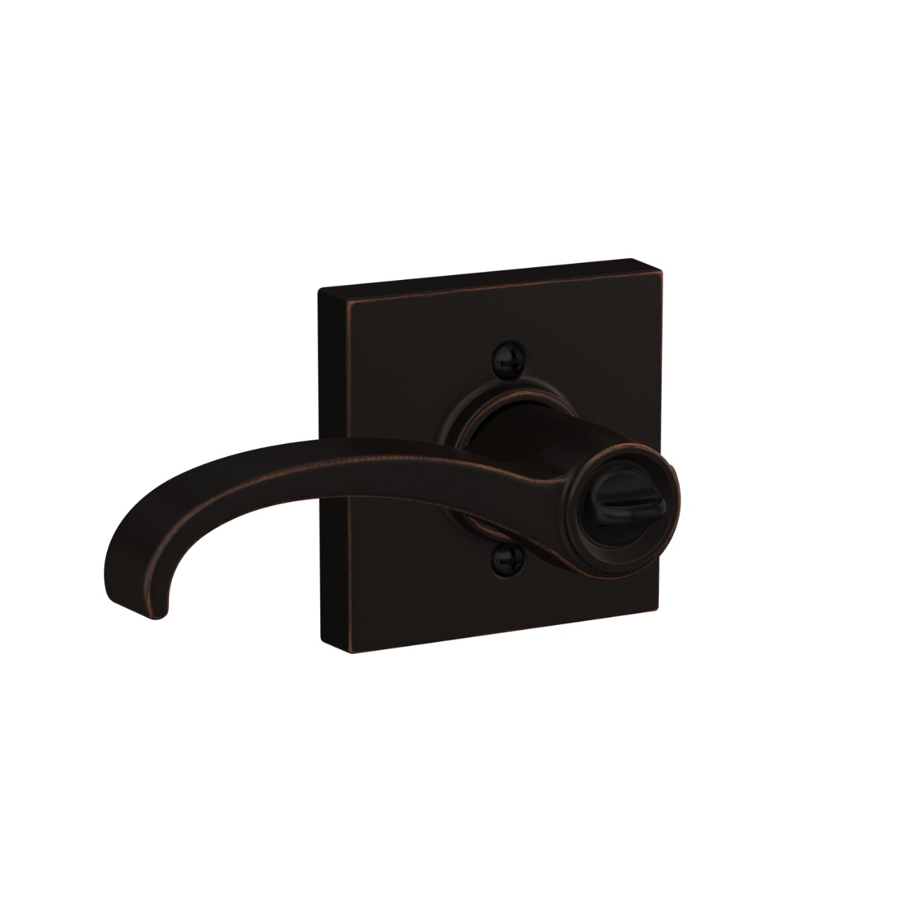 Whitney Lever Keyed Entry Lock with Collins Trim