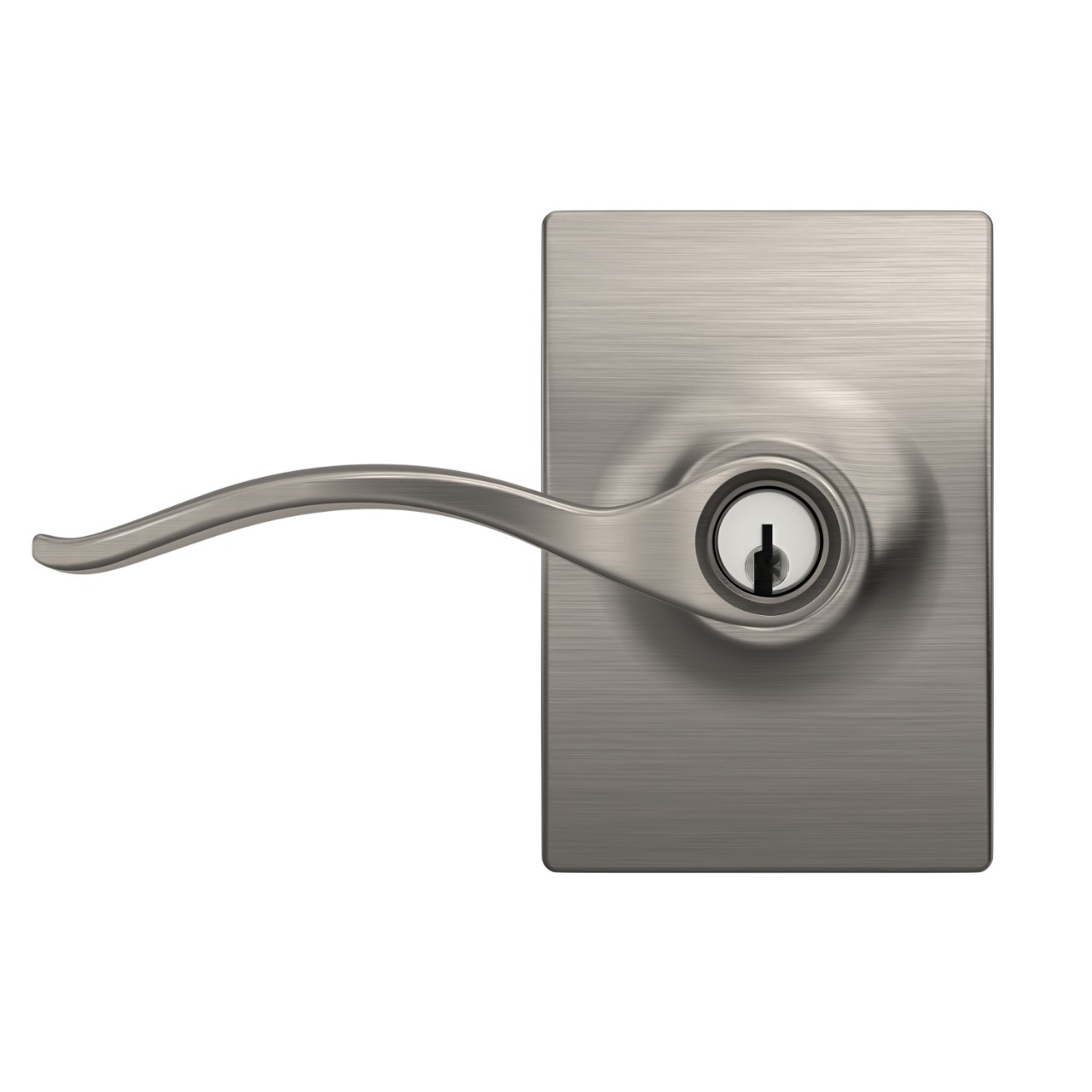 Pennant Lever Keyed Entry Lock with Century Trim