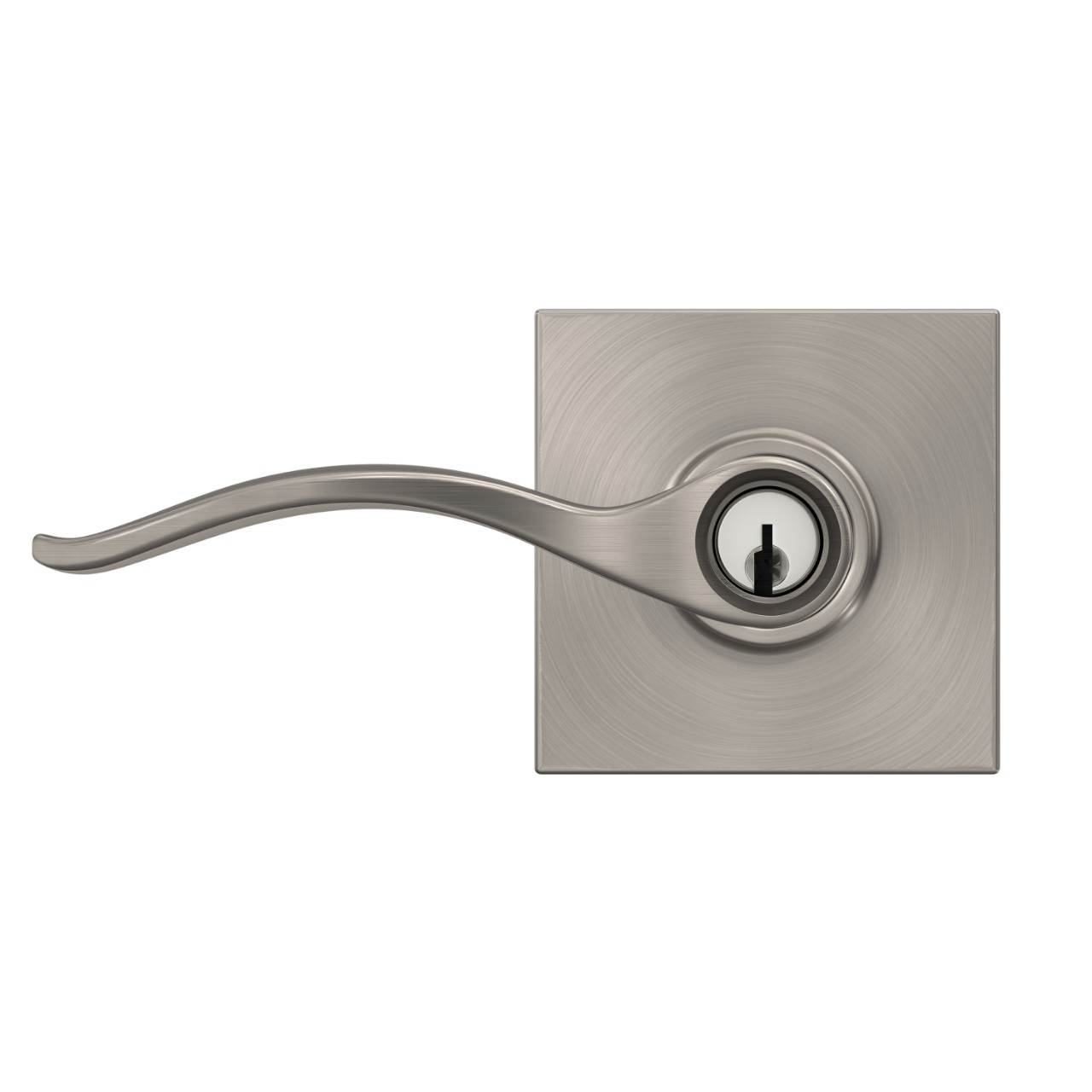 Pennant Lever Keyed Entry Lock with Collins Trim