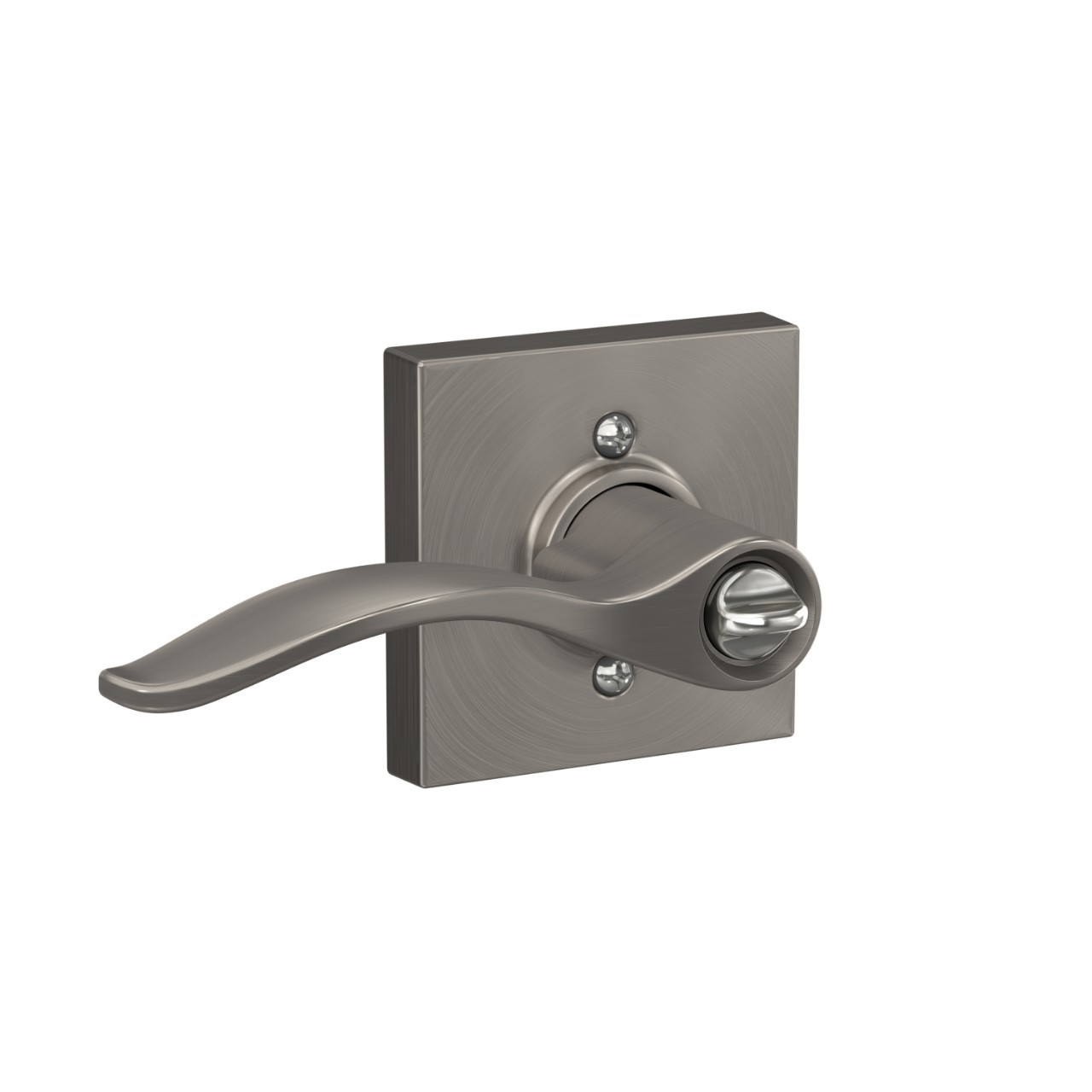 Pennant Lever Keyed Entry Lock with Collins Trim