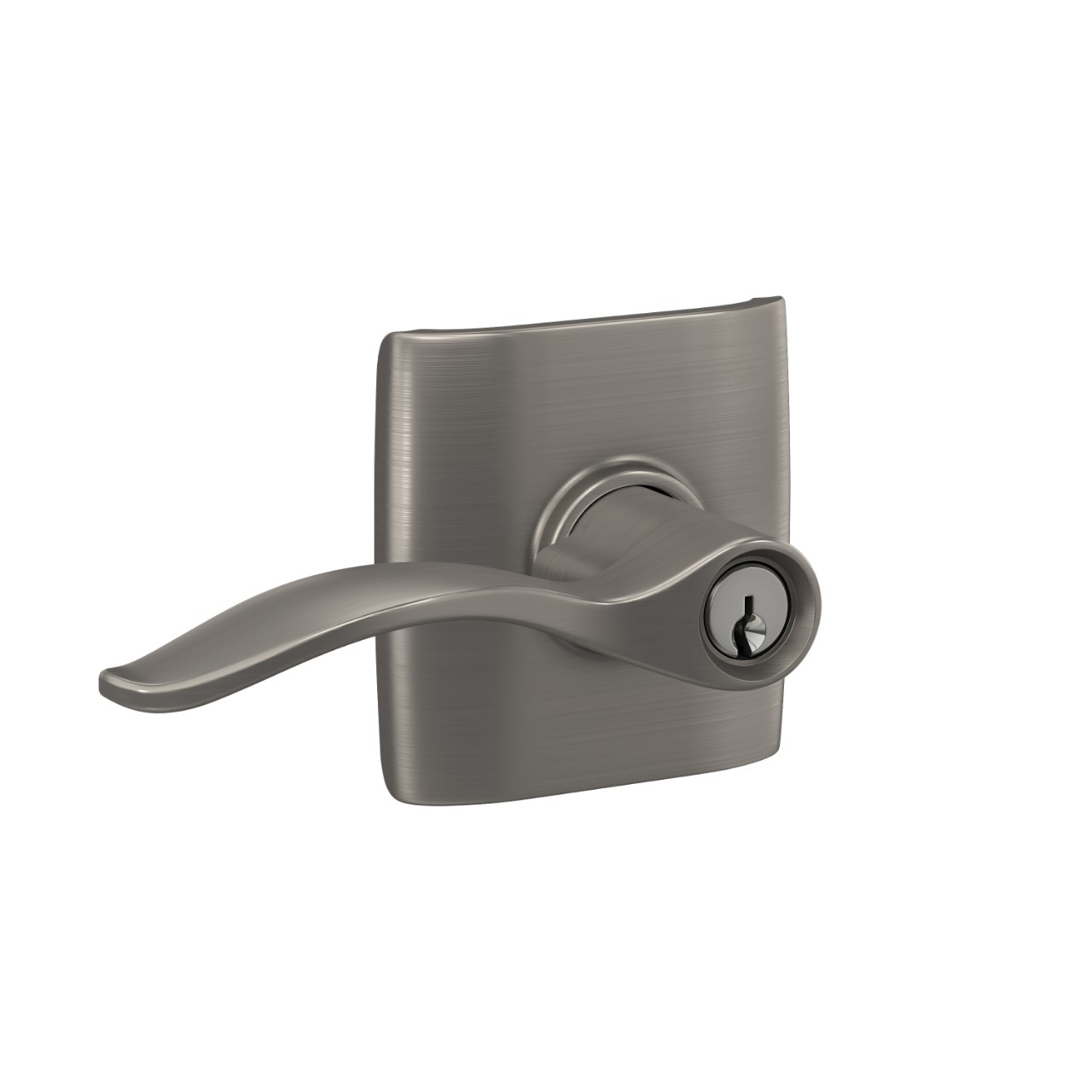 Pennant Lever Keyed Entry Lock with Dalton Trim