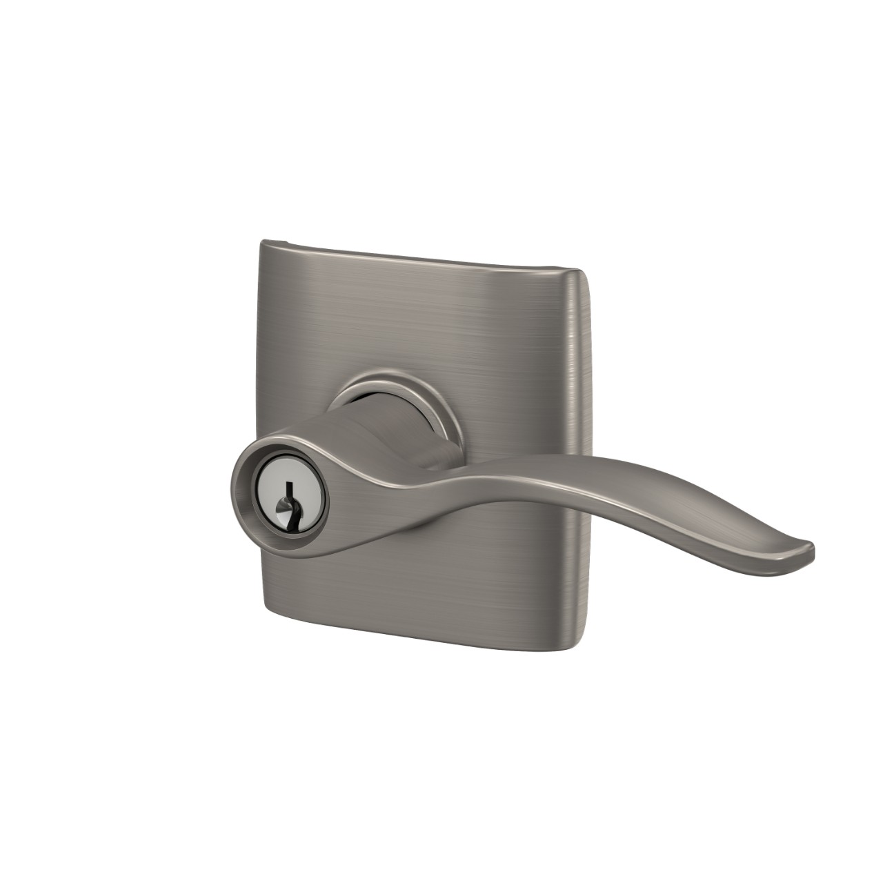 Pennant Lever Keyed Entry Lock with Dalton Trim
