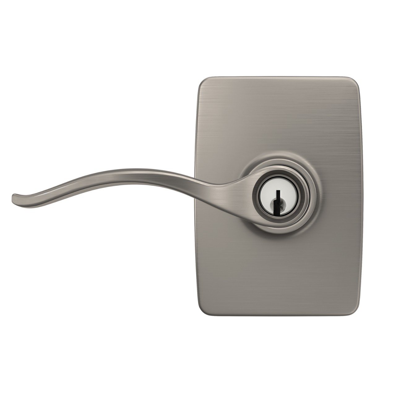 Pennant Lever Keyed Entry Lock with Greene Trim