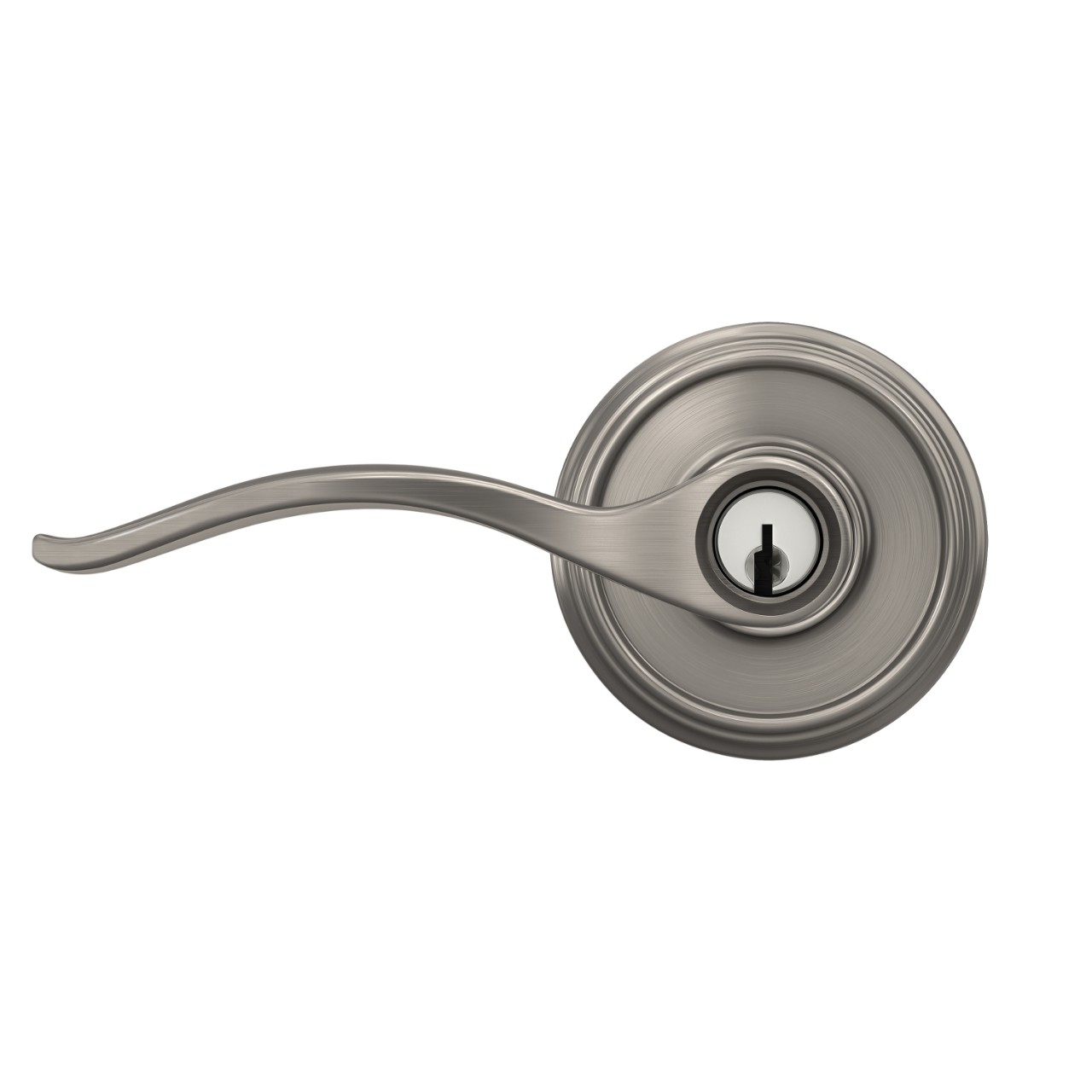 Pennant Lever Keyed Entry Lock with Indy Trim