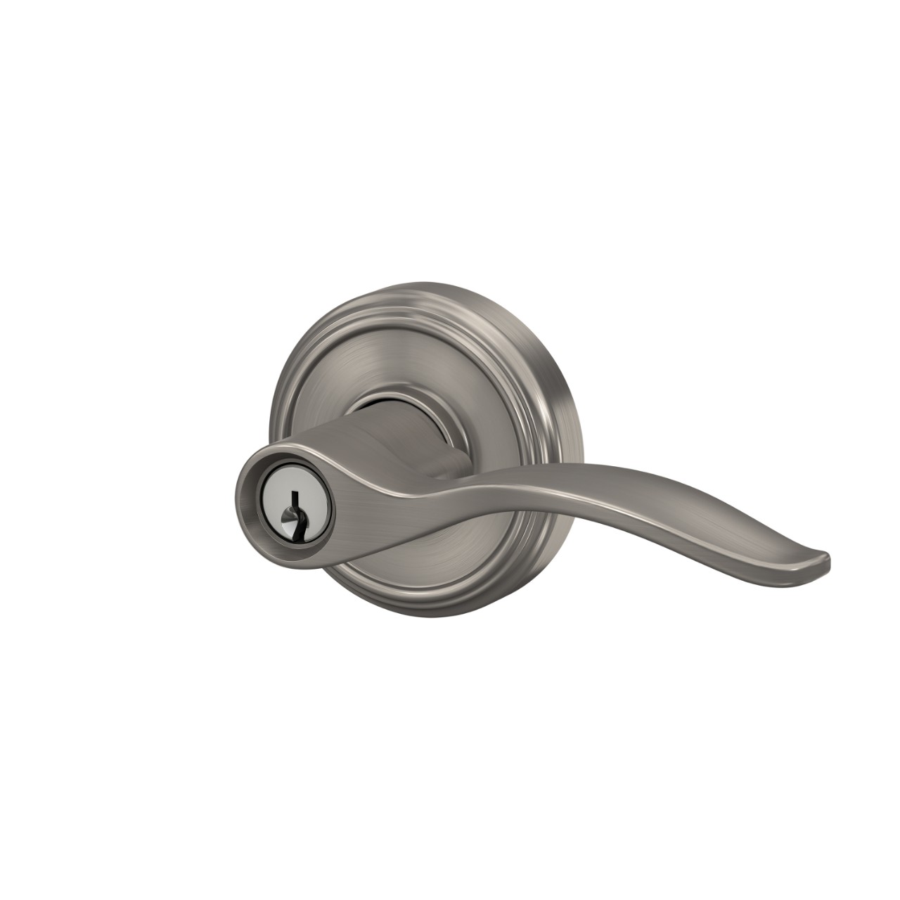 Pennant Lever Keyed Entry Lock with Indy Trim