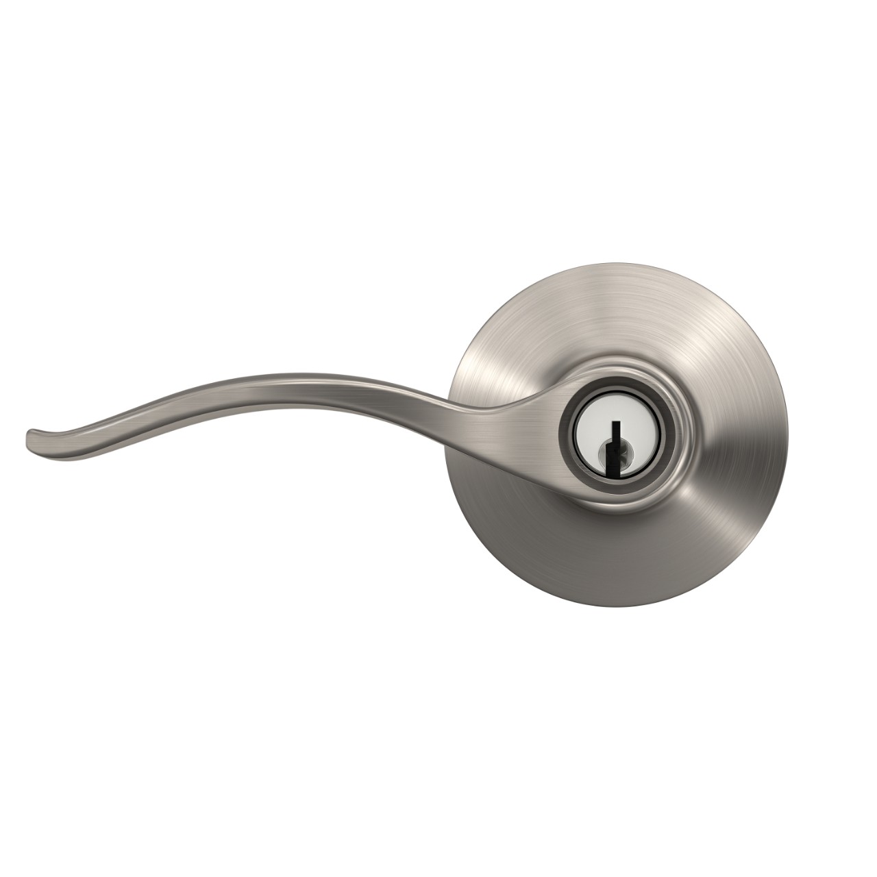 Pennant Lever Keyed Entry Lock with Plymouth Trim
