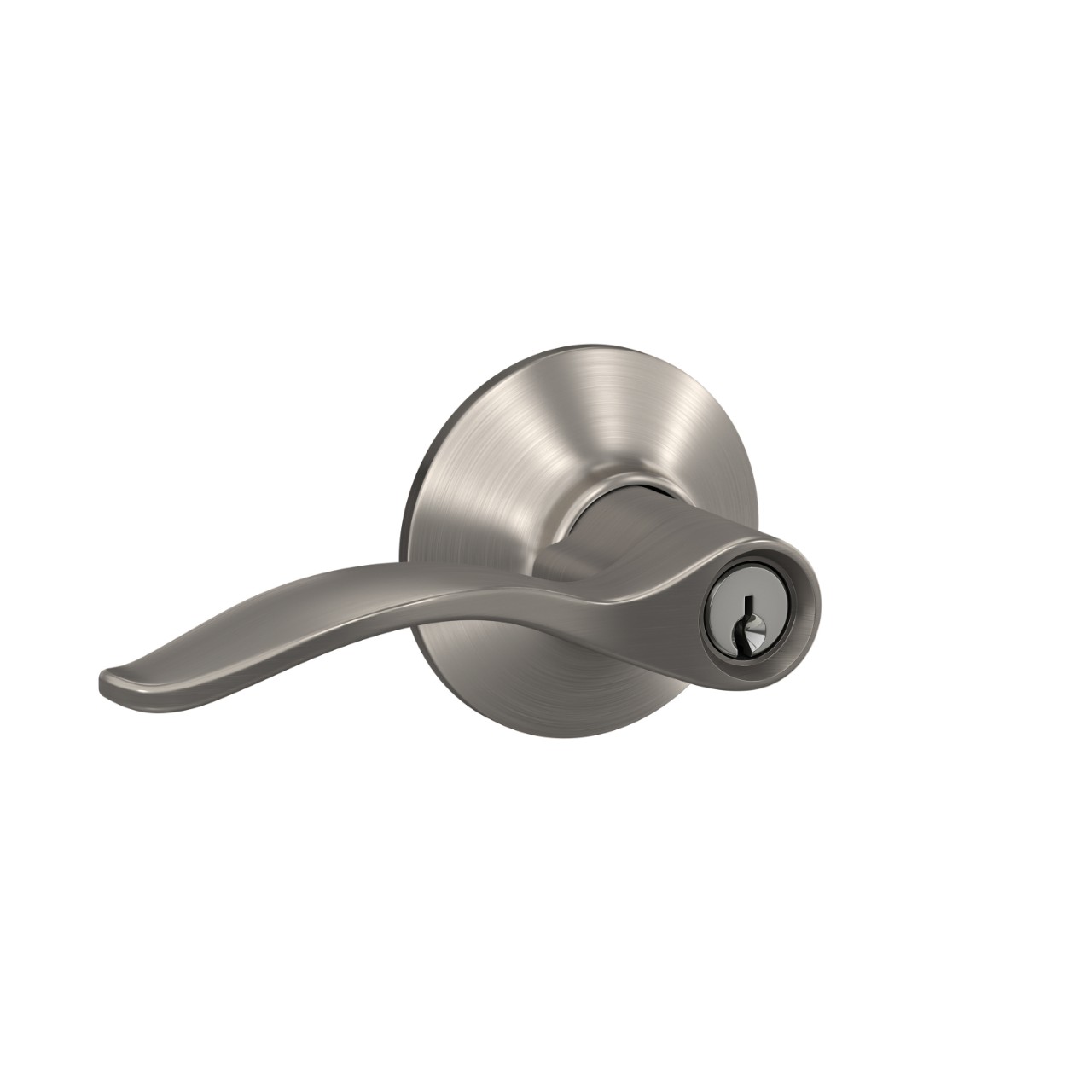 Pennant Lever Keyed Entry Lock with Plymouth Trim