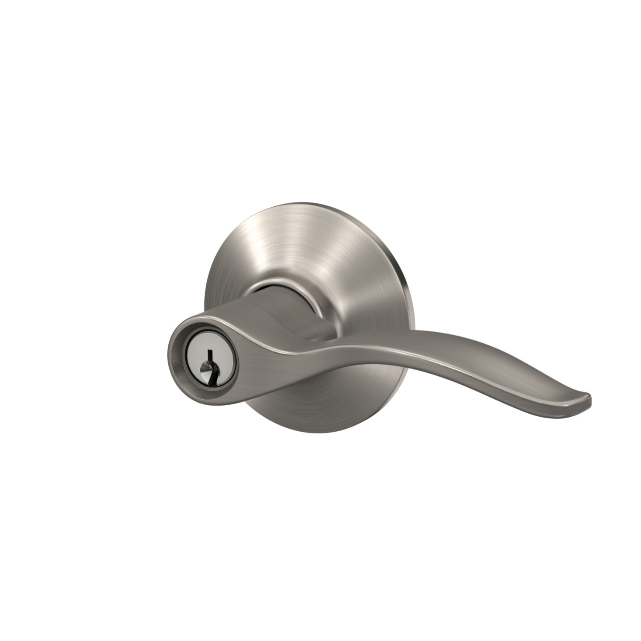 Pennant Lever Keyed Entry Lock with Plymouth Trim