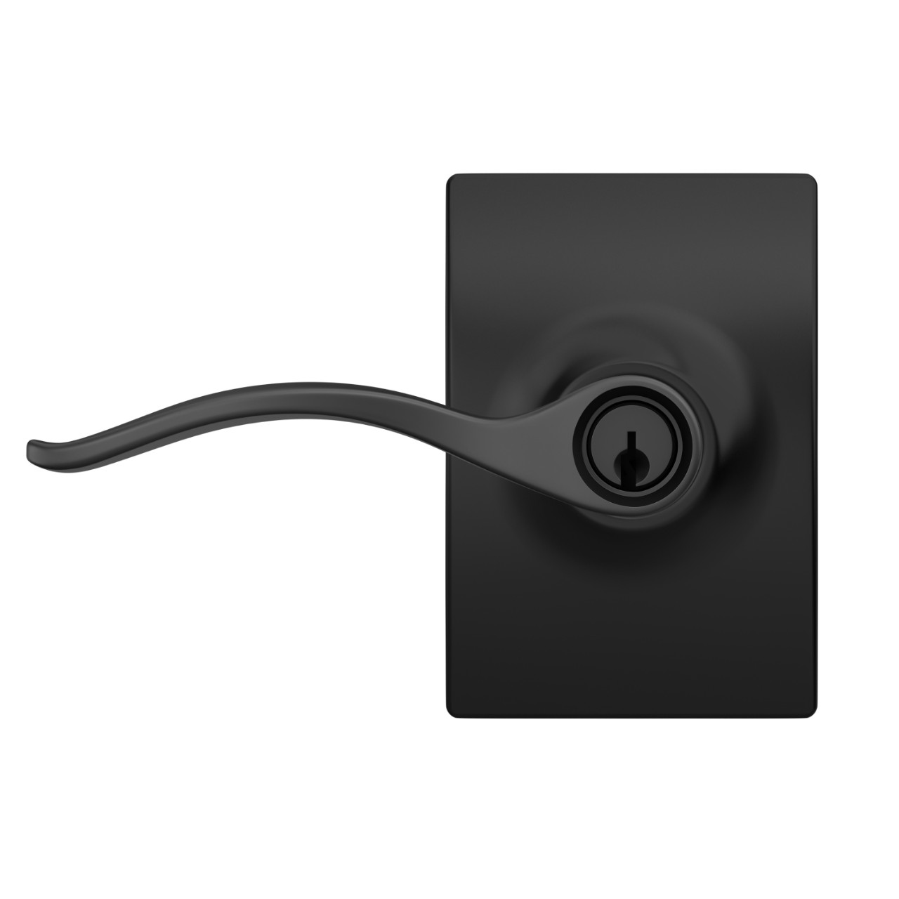 Pennant Lever Keyed Entry Lock with Century Trim