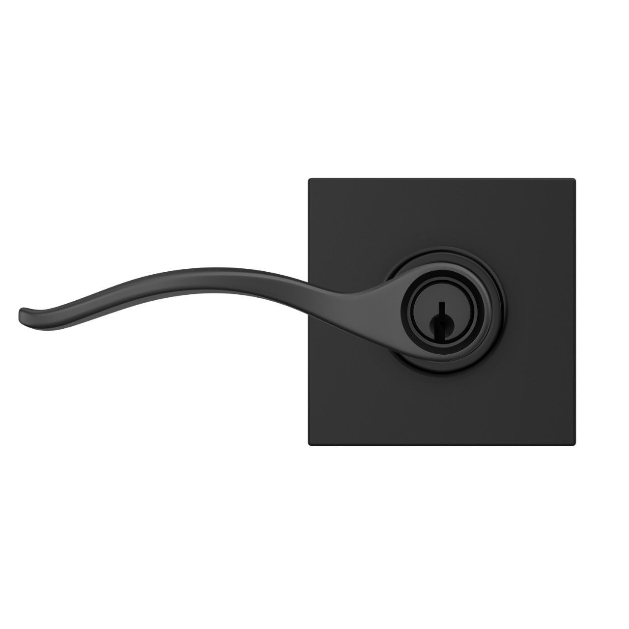 Pennant Lever Keyed Entry Lock with Collins Trim