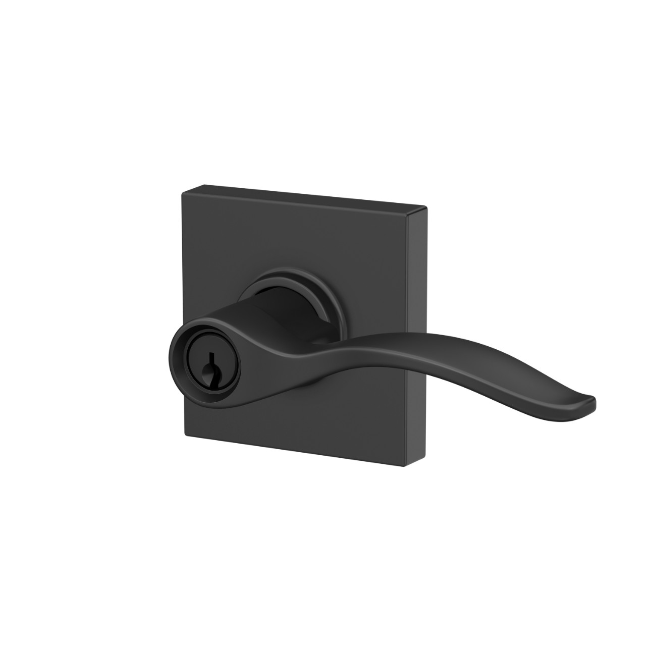 Pennant Lever Keyed Entry Lock with Collins Trim
