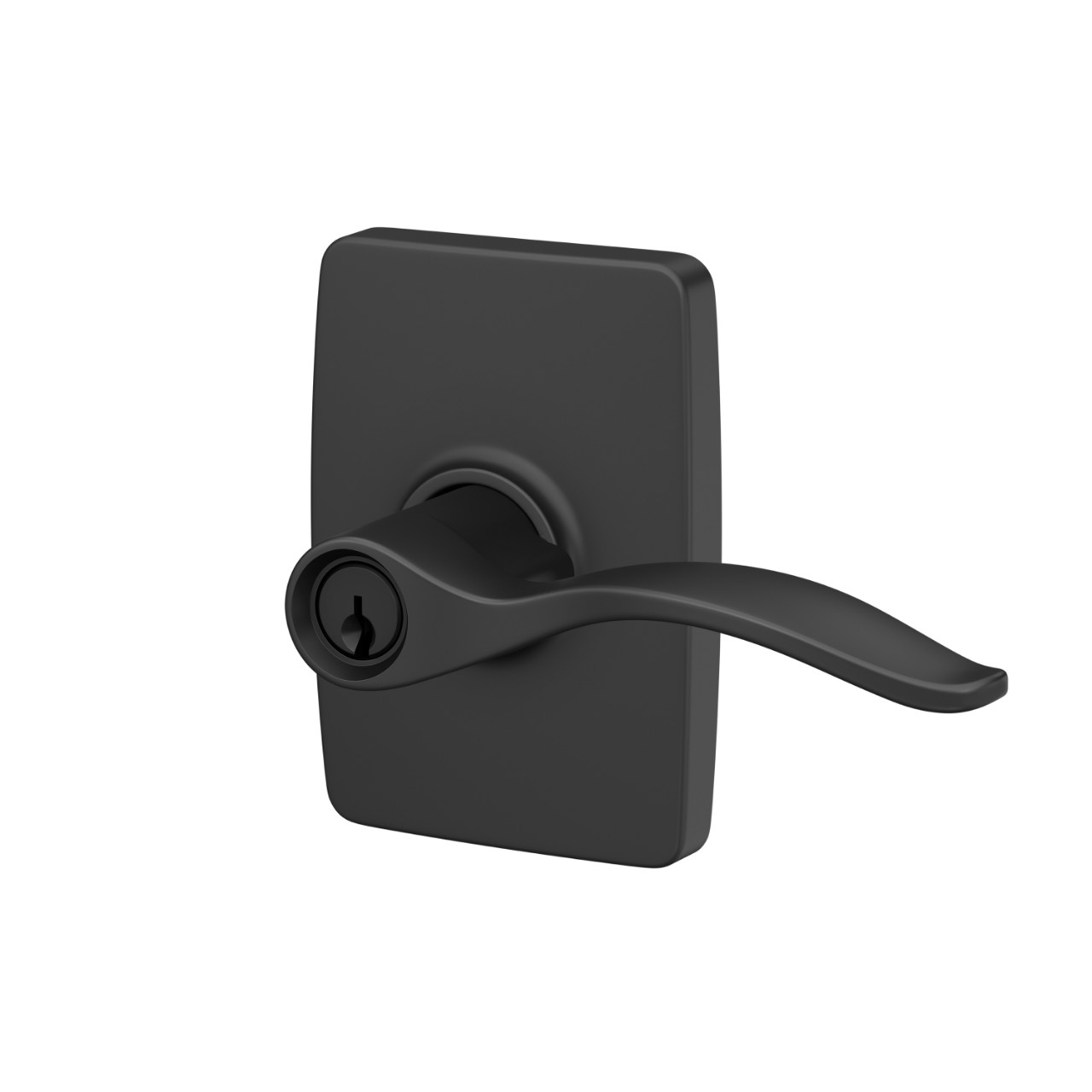 Pennant Lever Keyed Entry Lock with Greene Trim