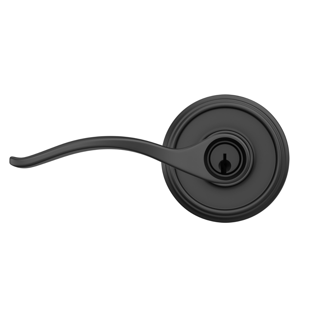 Pennant Lever Keyed Entry Lock with Indy Trim