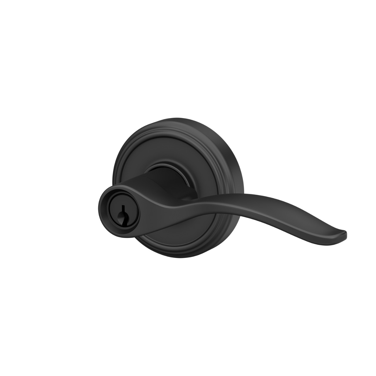 Pennant Lever Keyed Entry Lock with Indy Trim