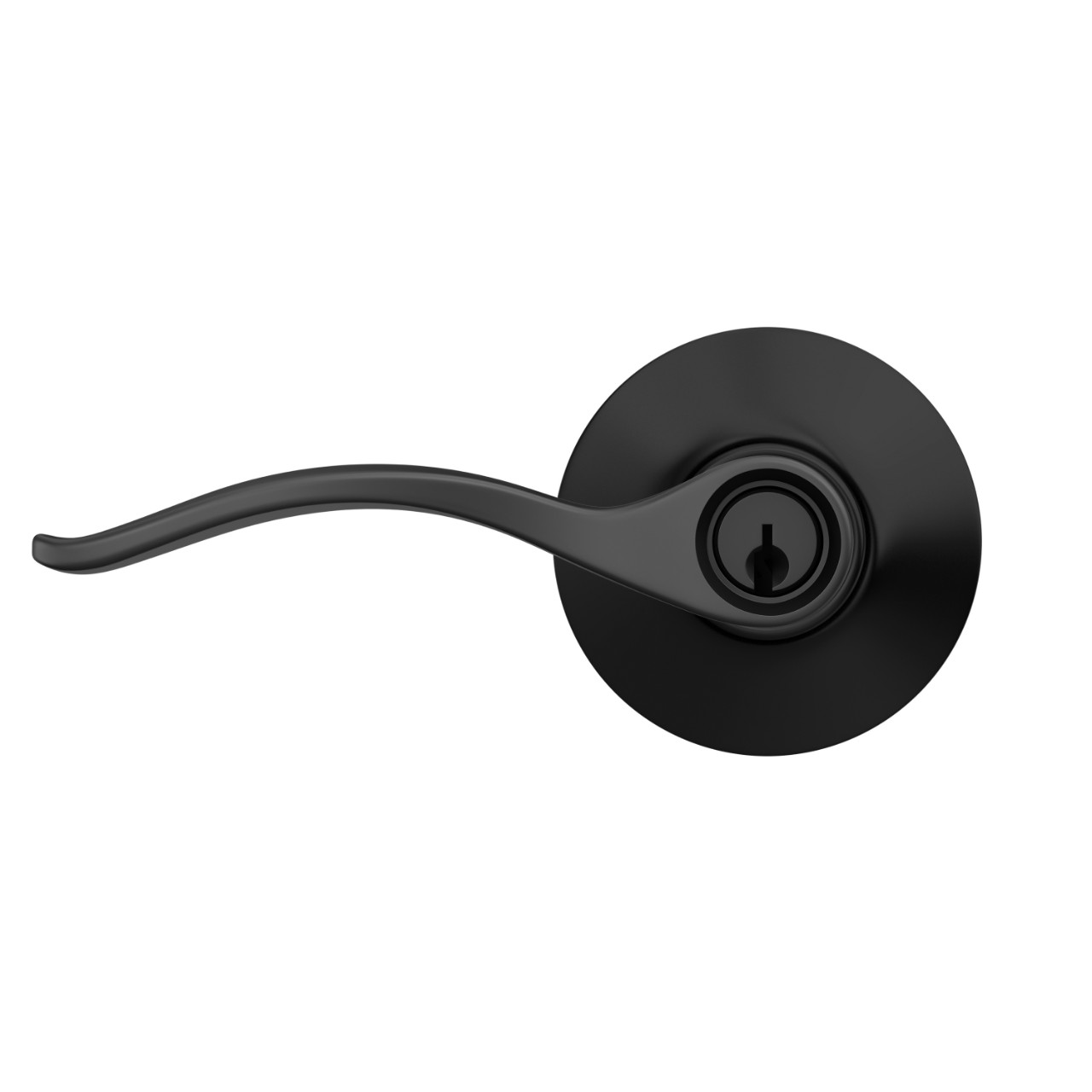 Pennant Lever Keyed Entry Lock with Plymouth Trim