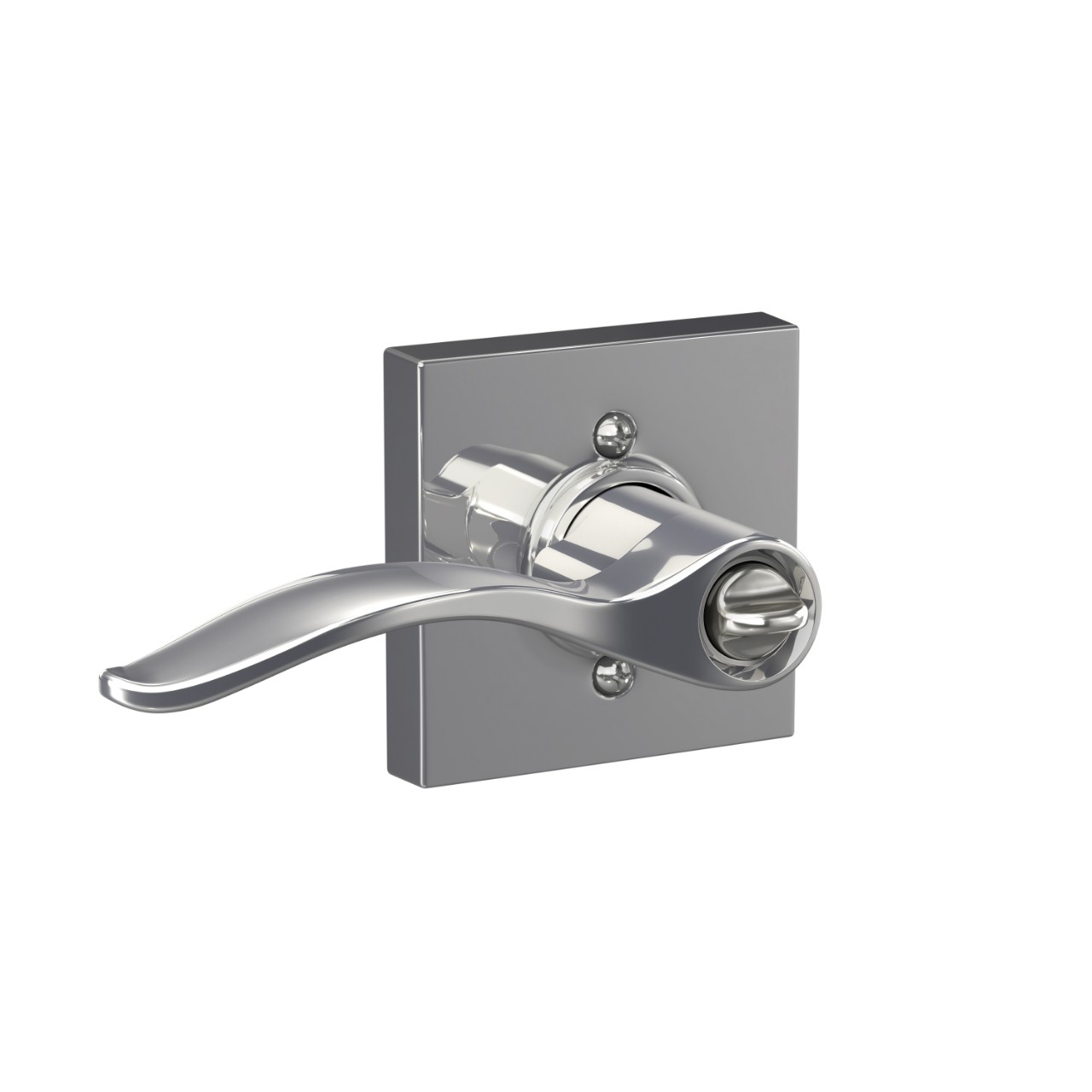 Pennant Lever Keyed Entry Lock with Collins Trim