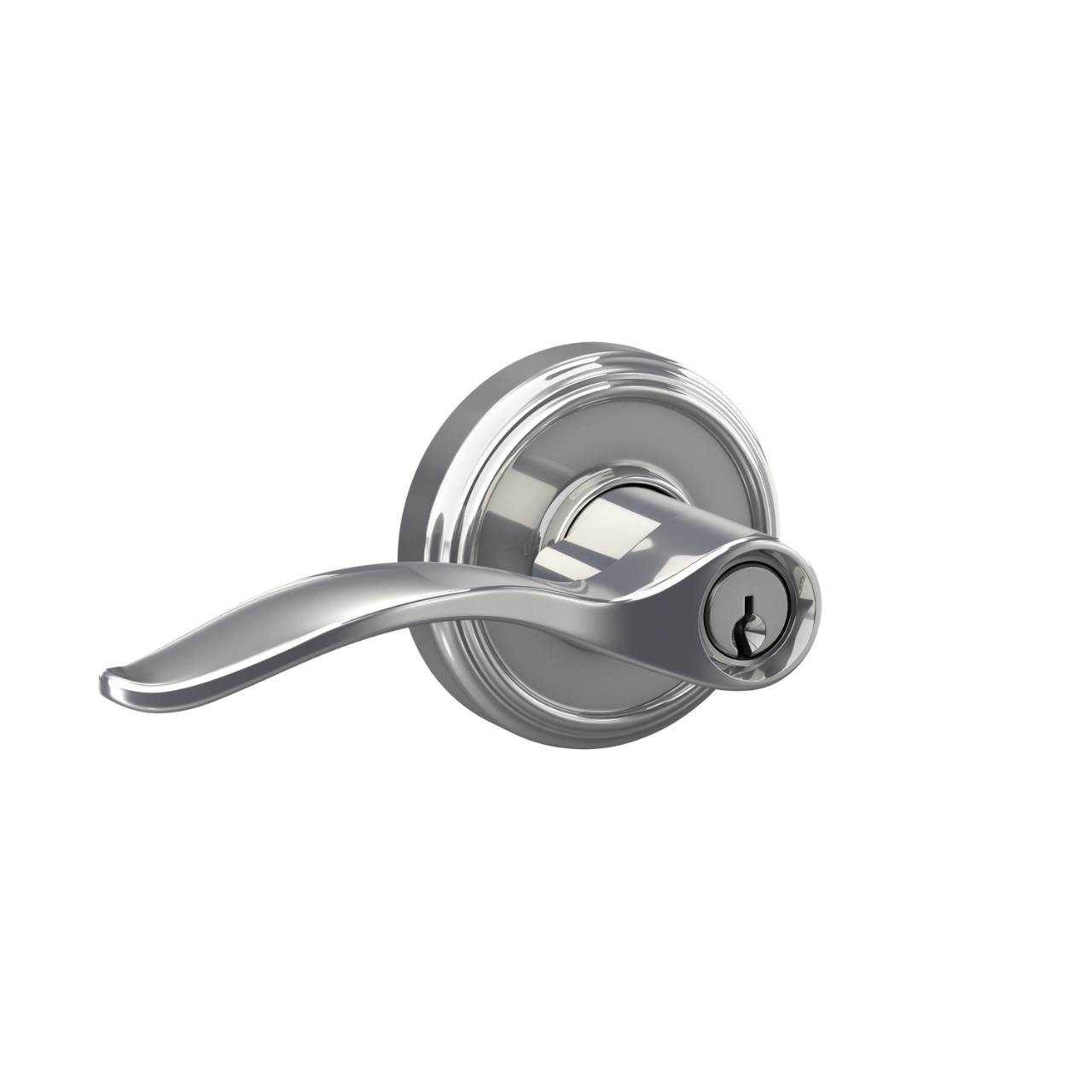 Pennant Lever Keyed Entry Lock with Indy Trim