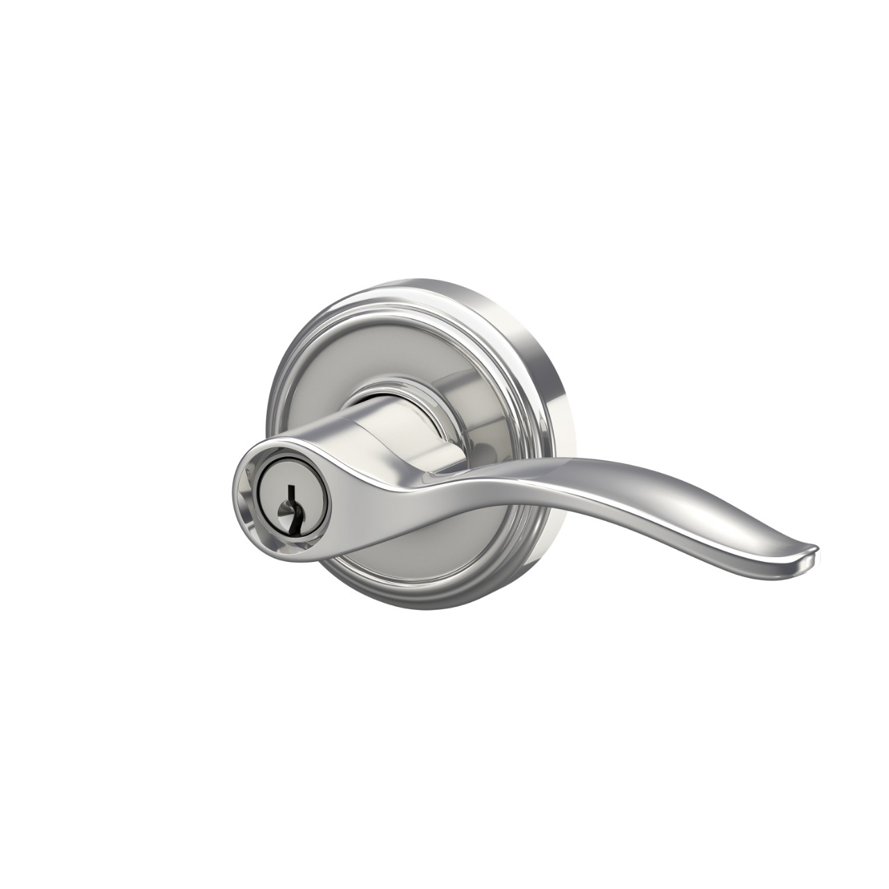 Pennant Lever Keyed Entry Lock with Indy Trim