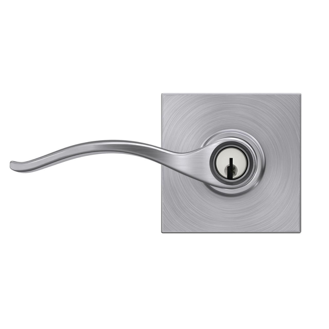 Pennant Lever Keyed Entry Lock with Collins Trim