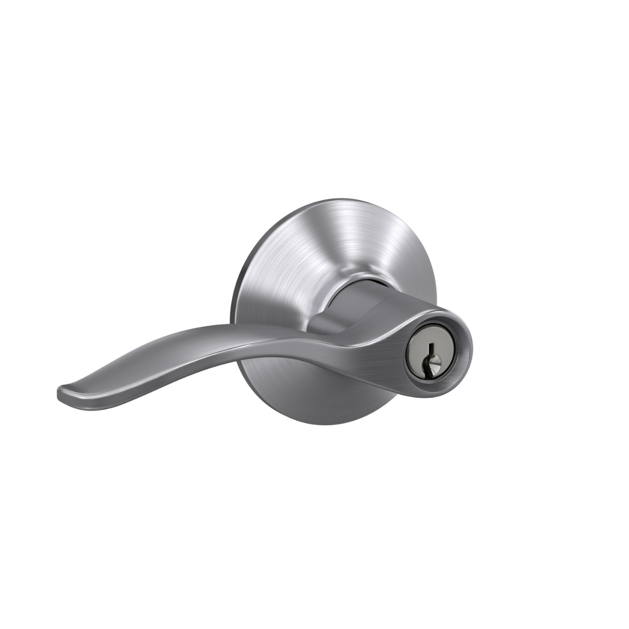 Pennant Lever Keyed Entry Lock with Plymouth Trim