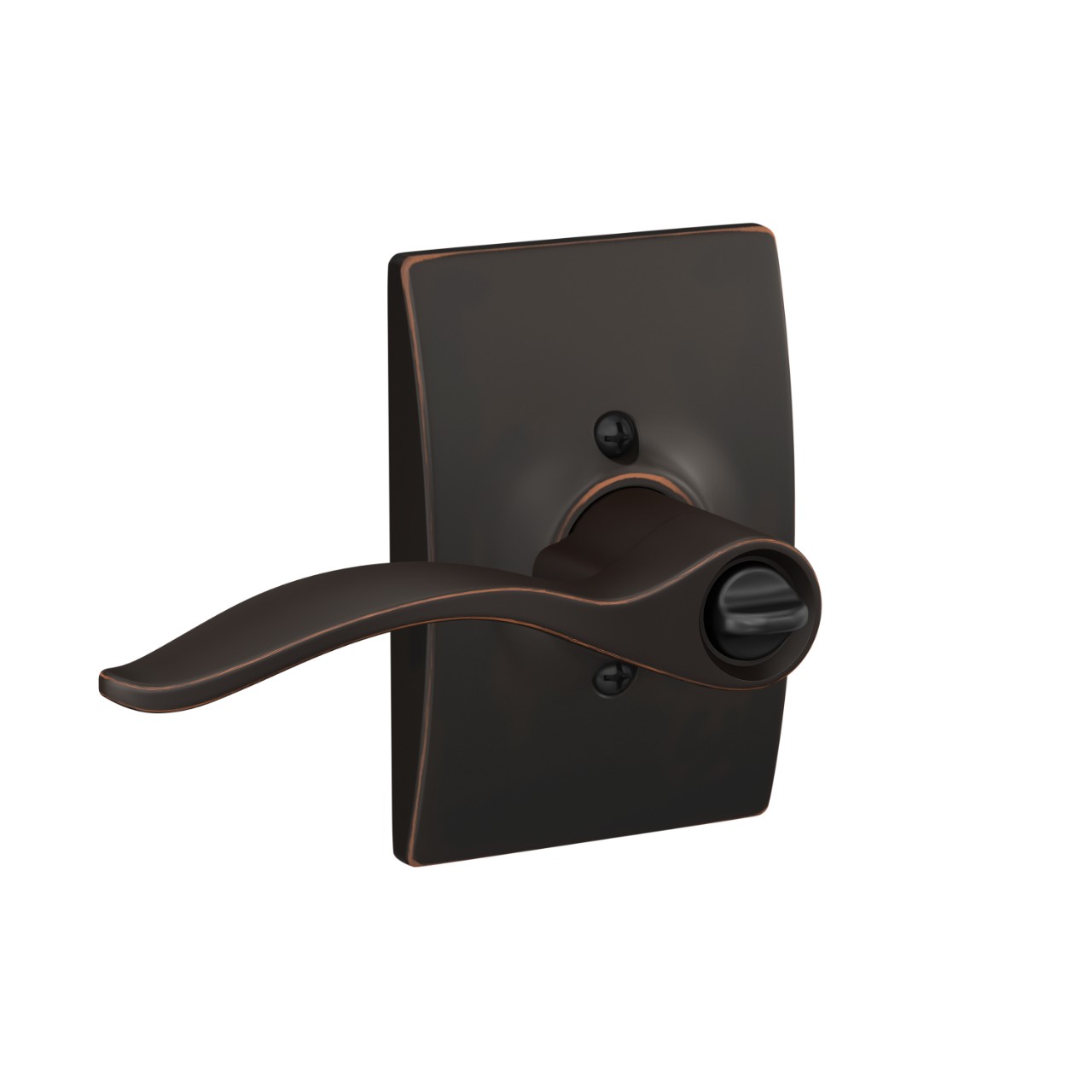 Pennant Lever Keyed Entry Lock with Century Trim