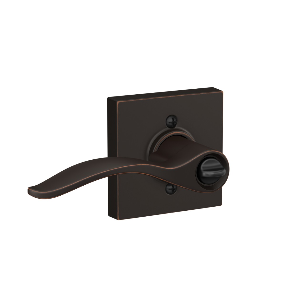 Pennant Lever Keyed Entry Lock with Collins Trim