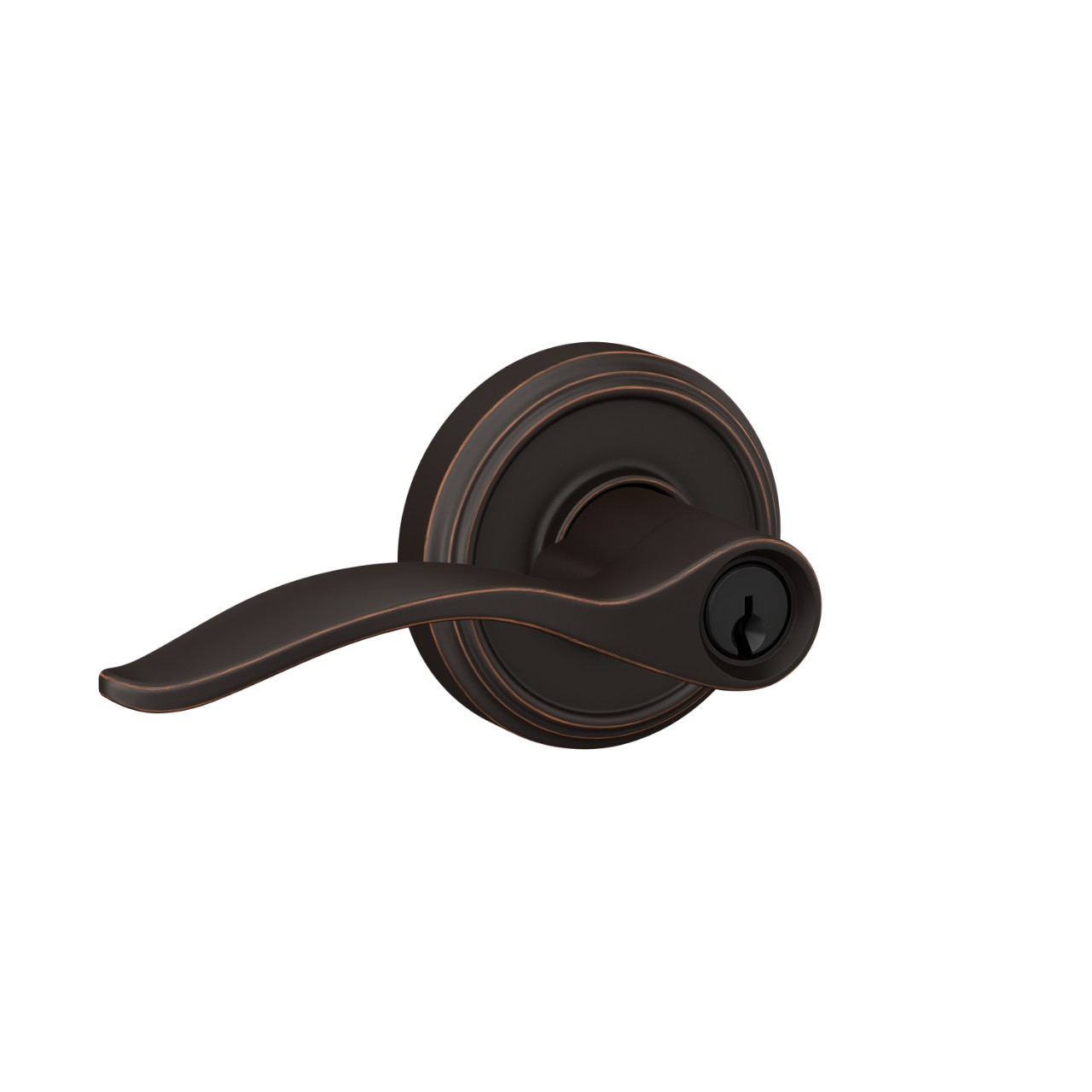 Pennant Lever Keyed Entry Lock with Indy Trim