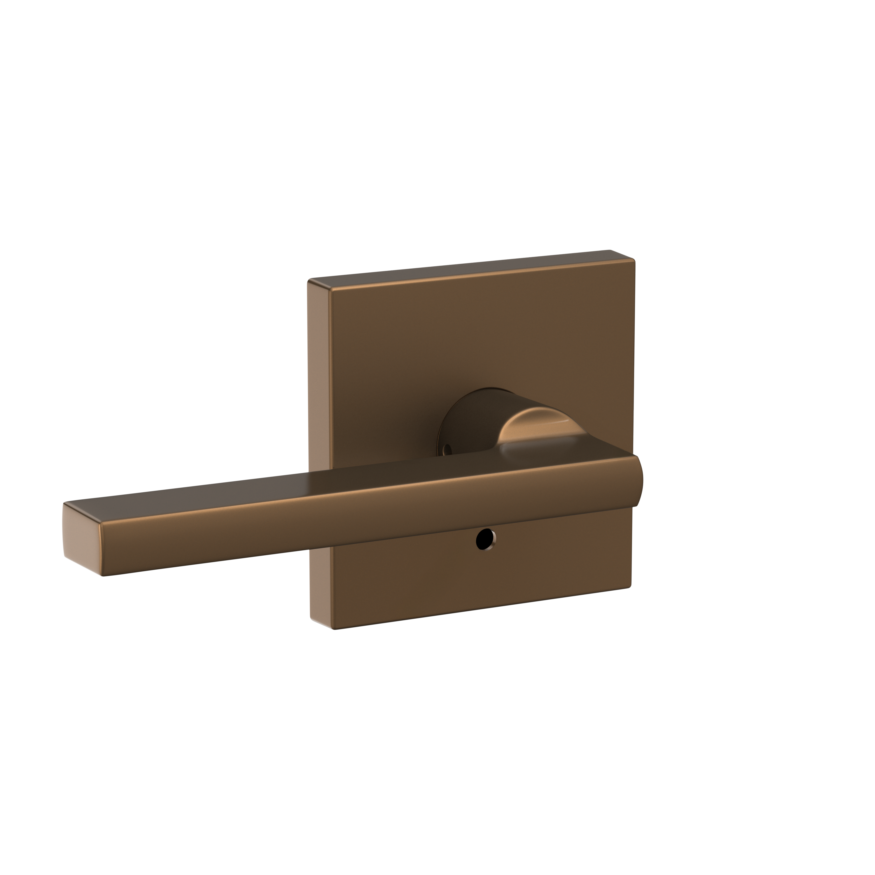 The Refined Finishes Collection Latitude Lever with Collins Trim